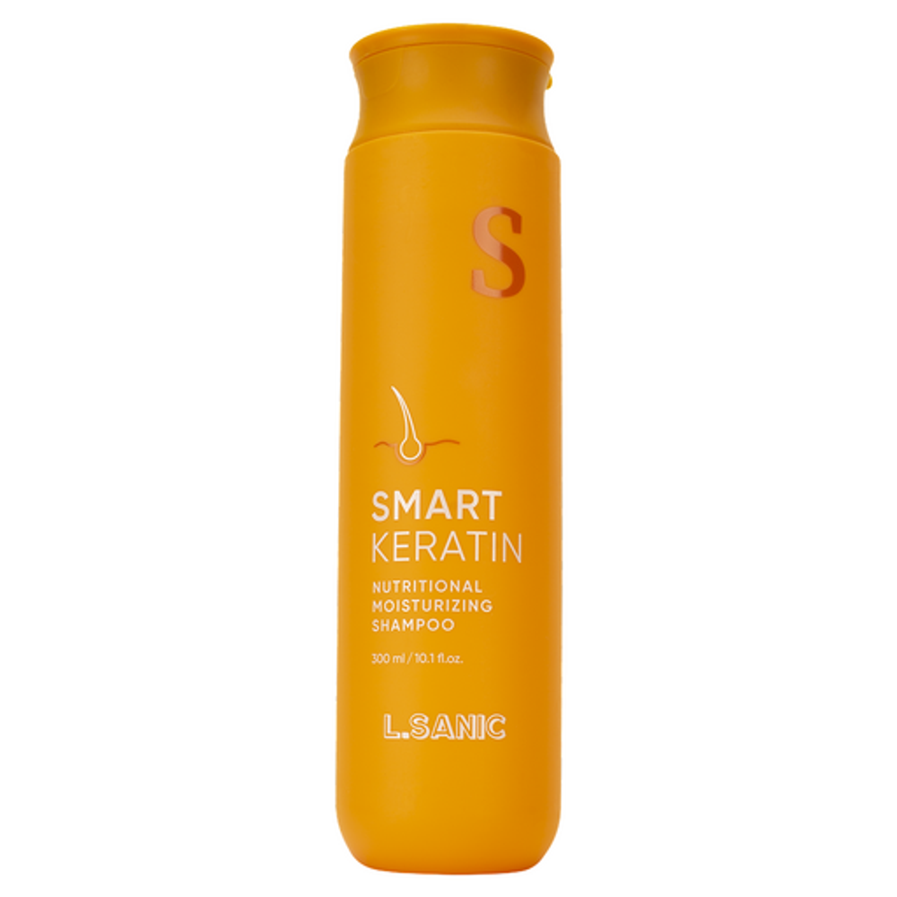 L.Sanic Шампунь питательный восстанавливающий с кератином Smart Keratin Nutritional Moisturizing Shampoo 300 мл