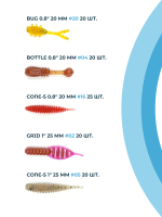 Набор приманок "Мормо Макси" в коробке от River Fish