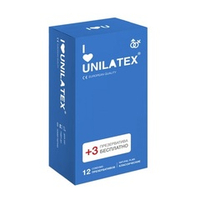Классические презервативы Unilatex Natural Plain 12+3шт