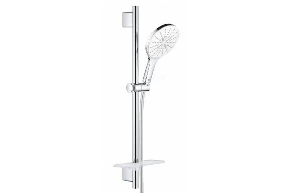 RainShower SmartAtive 150 душ гарнитур, круг руч душ, 3режима струи, душ штанга 600 мм, полочка 9,5л