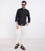 Льняная рубашка POLO RALPH LAUREN - черный(710906946)