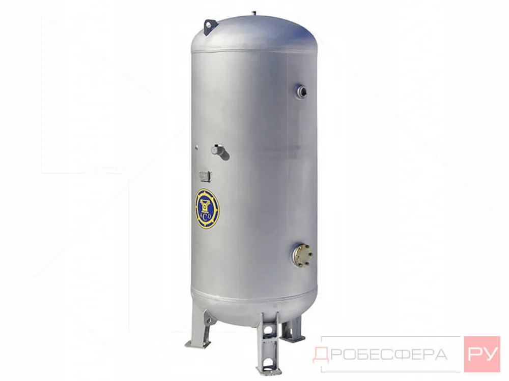 Ресивер для компрессора РВ 900/10Ц оцинкованный вертикальный