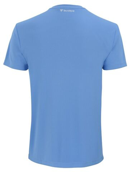 Теннисная футболка Tecnifibre Team Tech Tee - azur