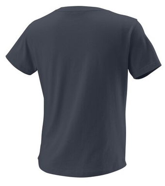 Женская теннисная футболка Wilson Script Eco Cotton Tee W - черный