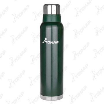 Термос (HS.TM-059-G) 1600ML с ситечком зеленый (2 крышки-кружки) TONAR