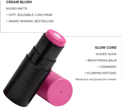Nudestix Nudies Matte + Glow Core - Многофункциональный макияж для глаз, губ и лица, 6 g