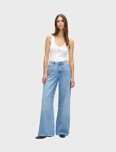 Джинсы KARL LAGERFELD Stud Detail Denim Pants