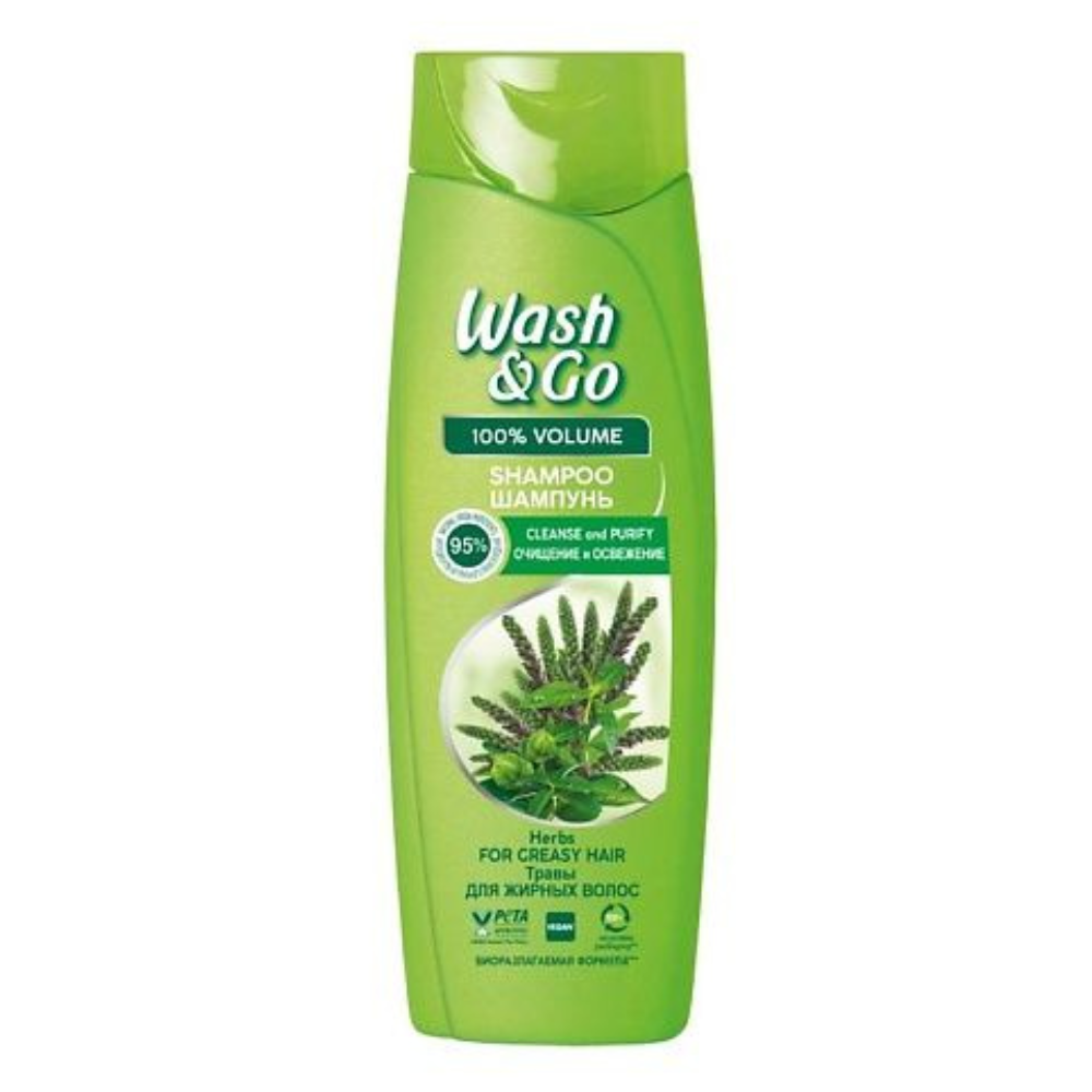 Шампунь Wash&Go Очищение и освежение 360 мл
