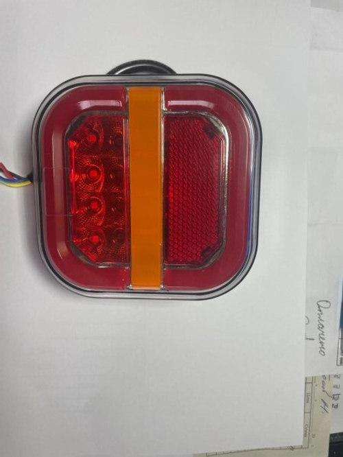 Фонарь задний для прицепа с бегущ. поворотом прав. (Евросвет)