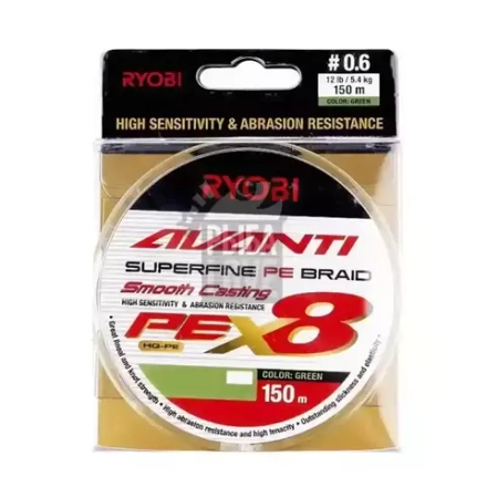 Шнур Ryobi Avanti 8X GR 150м 0.12-0.18мм