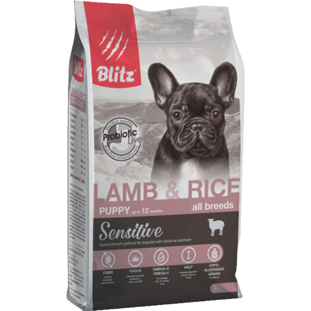 BLitz Sensitive Lamb & Rice Puppy All Breeds