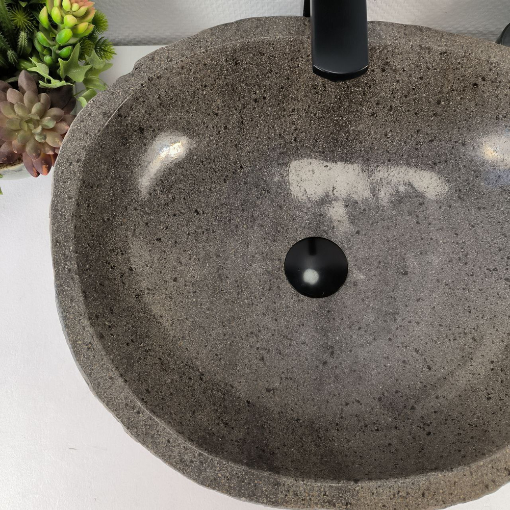Раковина из речного камня RS-65394 51*43*15 0857