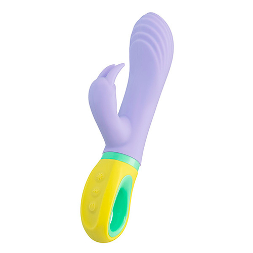 Сиреневый вибратор-кролик 18,5см ToyFa Flovetta Wisteria 457720