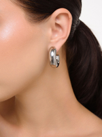 Пусеты "Bagel Ball" Silver