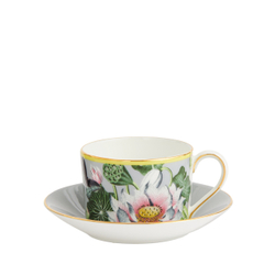 Wedgwood Чайная чашка Wonderlust Waterlily 180 мл с блюдцем