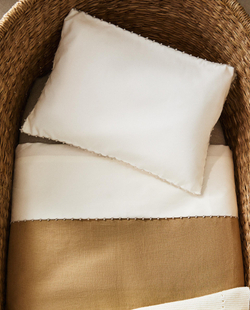 Комплект постельного белья Zara Home, 75х100 см, хлопок 100%, однотонный, 8610/499