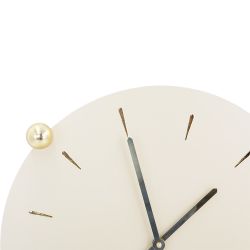Часы настенные Терра Бранч Айвори Мраморное Золото