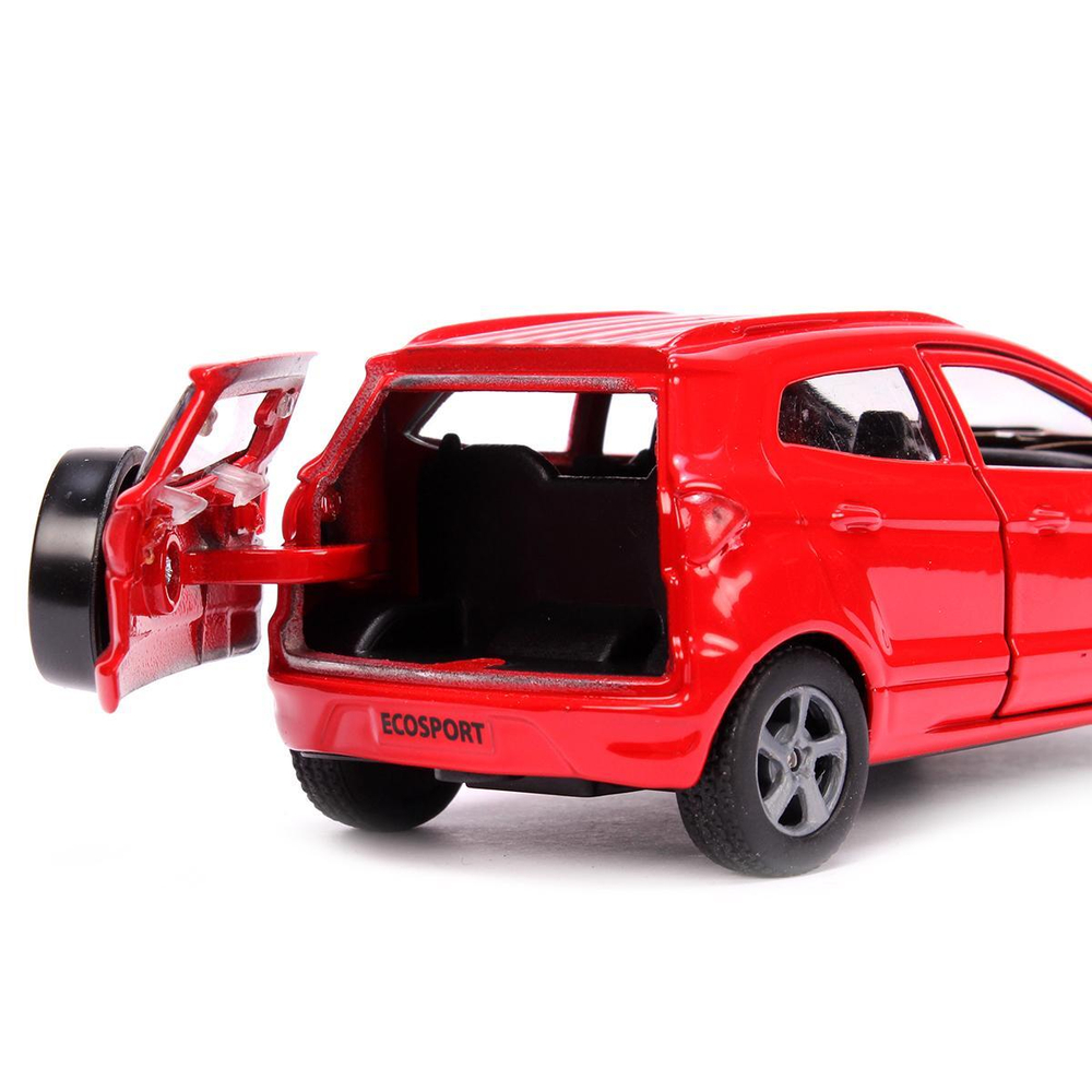 Модель ин. мет. "Ford Ecosport" 12см, красный, открыв. двери, коробка SB-18-21-N(R)-WB (Технопарк)