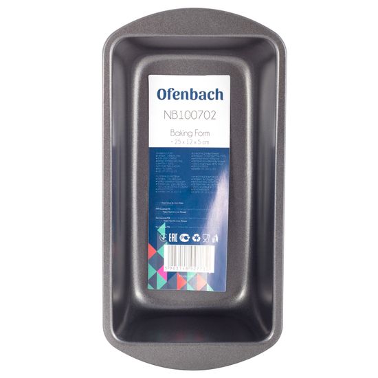 Форма для запекания Ofenbach NB 100702 (25,5х13х5,5 см) из углеродистой стали