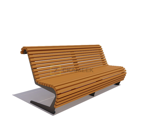 Скамейка садовая «Стрит» (3,0 м ангарская сосна)