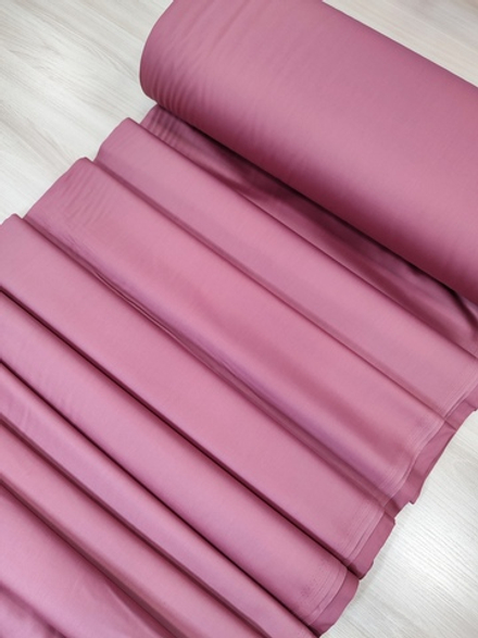 Ткань сатин премиум однотонный "Брусника"