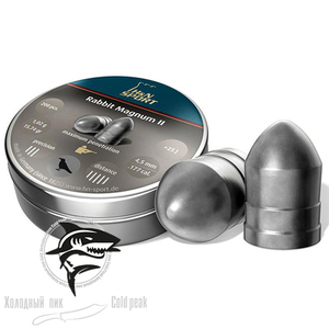 Пневматические пули H&N Rabbit magnum ll 4.5 мм (200шт) (1,02g)