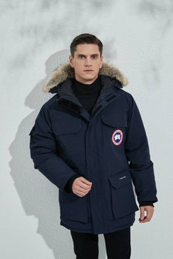 Темно-синяя пуховая парка Expedition Canada Goose премиум класса