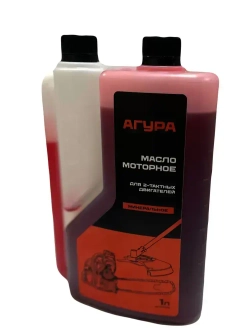 Масло 2-х тактное минеральное API TB с дозатором (1л.) АГУРА