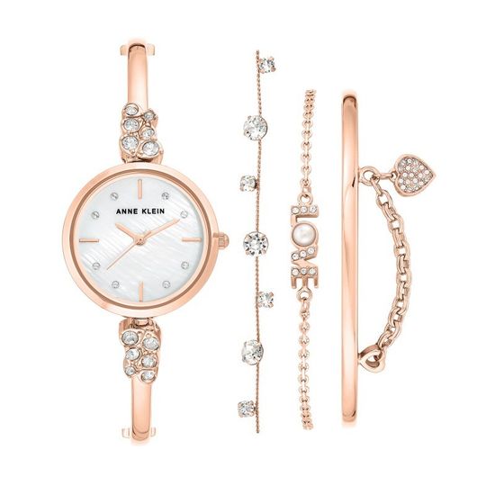Женские часы Anne Klein AK/3430RGST (В наборе)