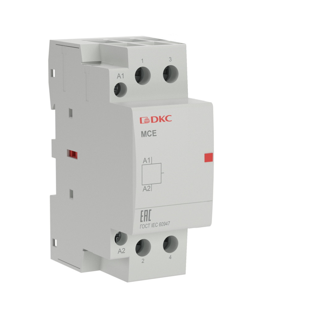 Контактор модульный YON max типа MCE 2P 40A 240В 2НО DKC
