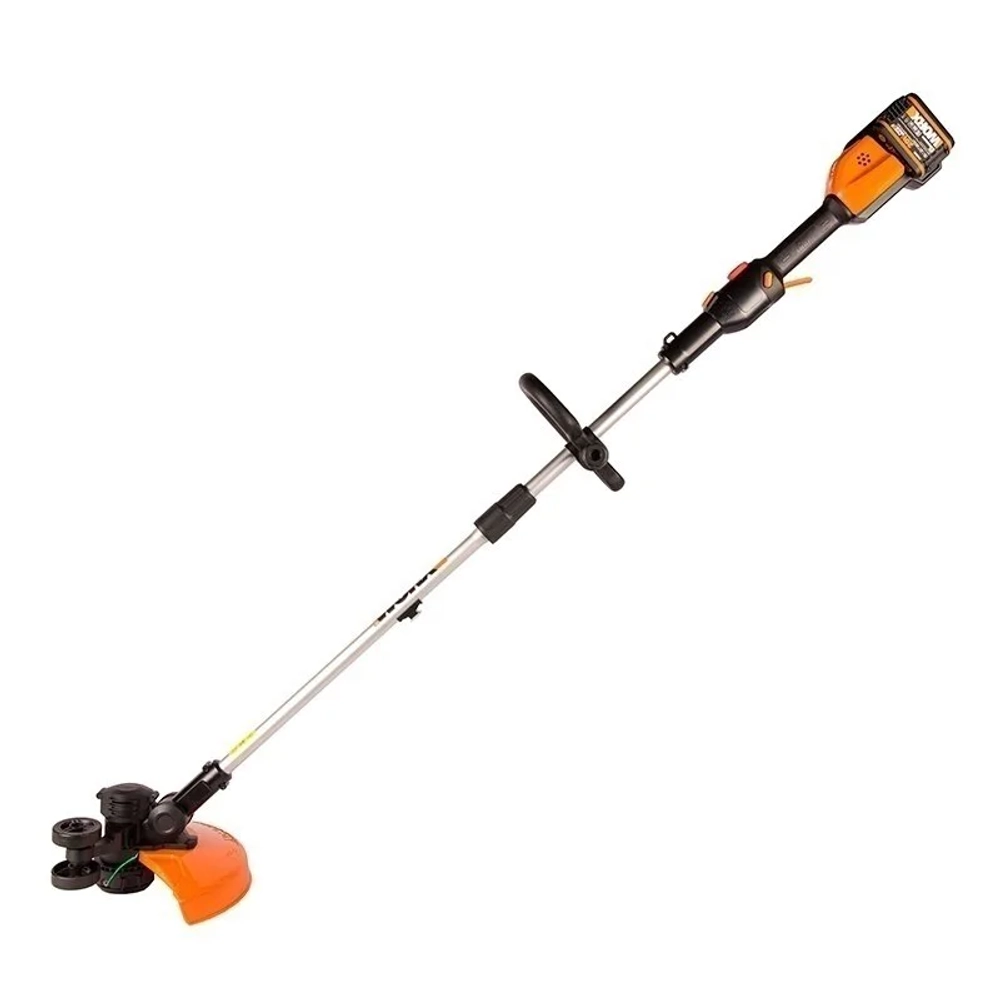 Триммер аккумуляторный WORX WG184E 40В (2 x 2 Ач, ЗУ) захват 330 мм, 5 кг
