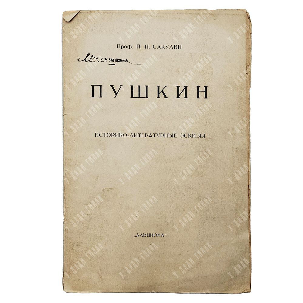 Сакулин П. Н. Пушкин и Радищев. Новое решение старого вопроса. — М.: Альциона, 1920 Сакулин П. Н. Пушкин и Радищев. Новое решение старого вопроса. — М.: Альциона, 1920
