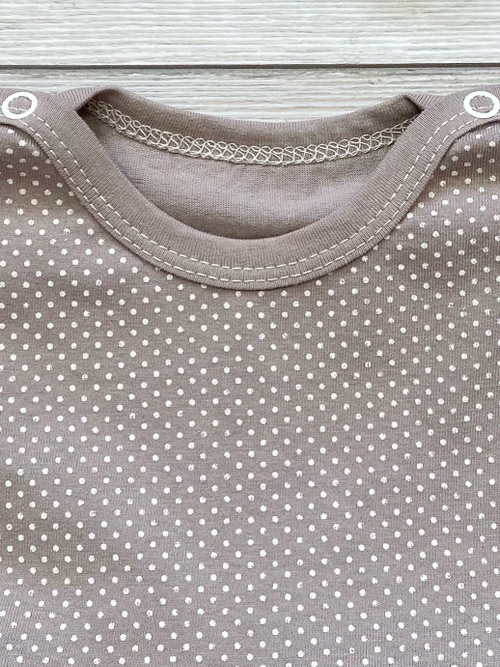 Боди-платье Горошек beige