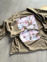 Лонгслив Oversize с принтом