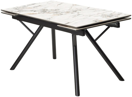 Стол ЛИБЕРТИ 180 Cold Jade, керамика / Черный каркас М-City