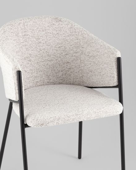Стул обеденный Sheep букле бело-серый
