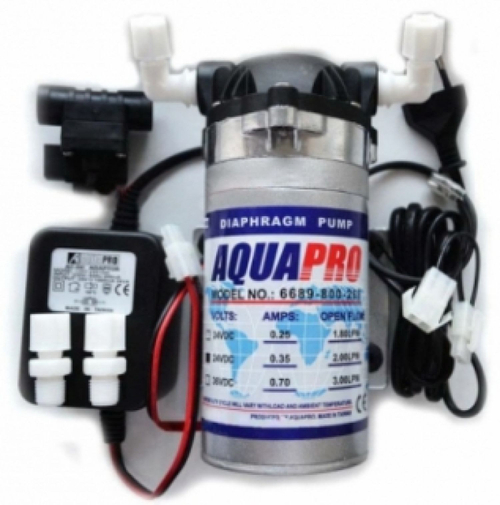 PMAP6690 Aquapro 36V бустерный насос 0,7А (С БЛОКОМ ПИТАНИЯ, 150-200gpd)