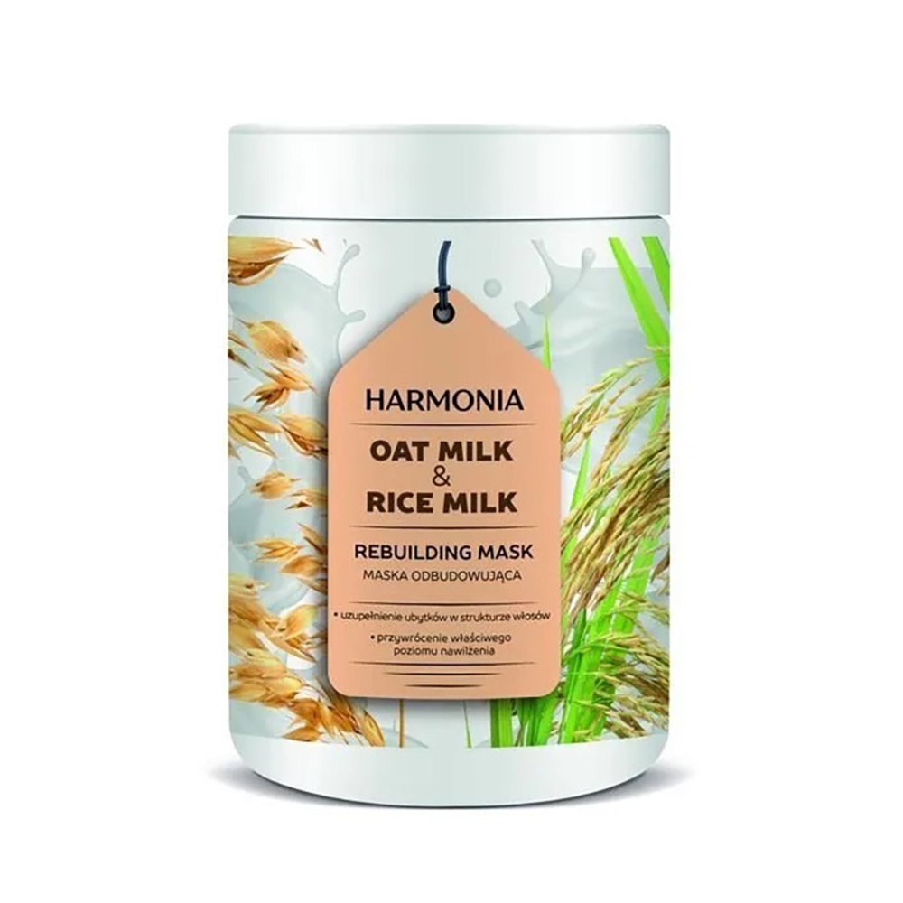 Восстанавливающая маска "Овсяное и рисовое молоко" Harmonia Chantal, 1000 мл.