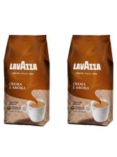 Кофе в зернах Lavazza Crema e Aroma, 1 кг, 2 шт