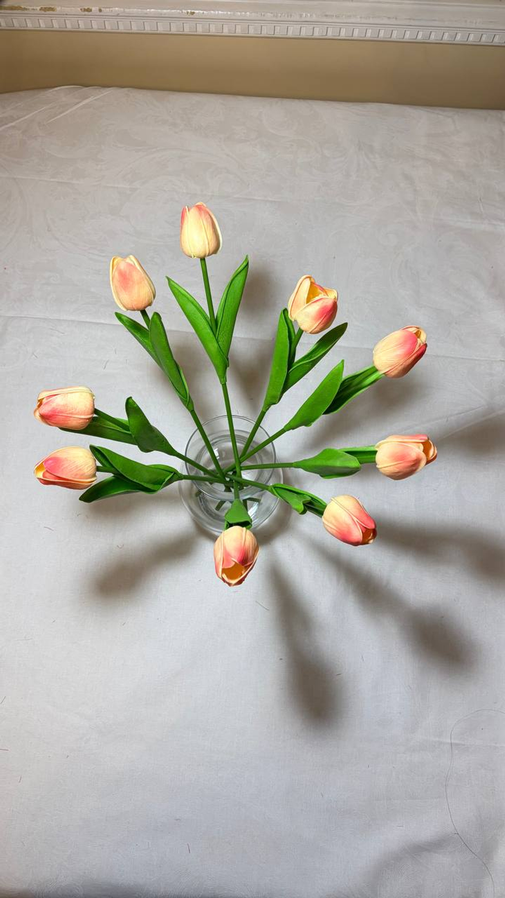 Искусственные цветы, желтые подсолнухи / Высота 44 см. 9 стебелей 9 бутонов/