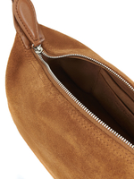Сумка SADDLE S замша карамельного цвета