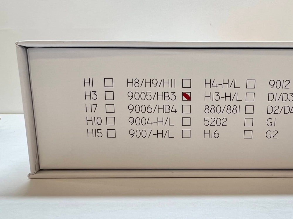 HB3 (9005) / Светодиодные (9005/HB3) лампы 6000K, 120W, 12000lm, серия - V18 - SFDA (2 шт. / комплект)