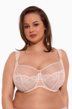 Бюстгальтер Camilla с мягкой +size чашкой (Размер: 90G) (Цвет: кофейный)