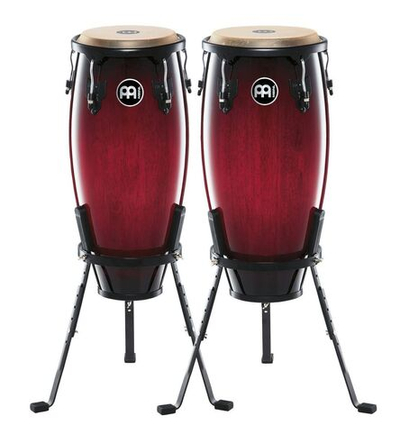 Headliner Conga Set Компл. Конго 10"&11" Со Стойками, Дуб, Цвет Wine Red Burst (2 Meinl Hc555Wrb