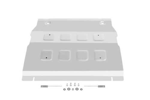 Защита картера и КПП Rival для Chevrolet Tracker (V - 1.0) IV поколение 2021-н.в., алюминий 3 мм, с крепежом, штампованная, 333.1029.1