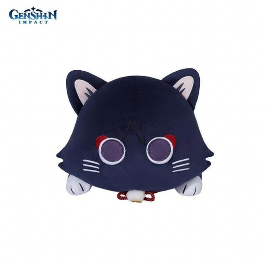 Плюшевая игрушка Genshin Impact Wanderer Cat 6976068148265 / по мотивам игры "Геншин Импакт", Чёрный кот Скарамуччи