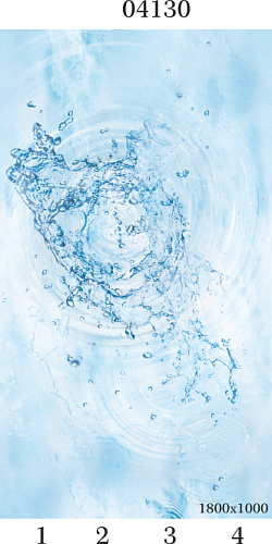 Потолочная панель 3D Panda Вода