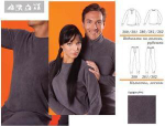 Комплект  термобелья Guahoo Outdoor fleece  графит, артикул 381AB