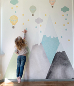 Наклейки ГОРЫ СЕТ 1