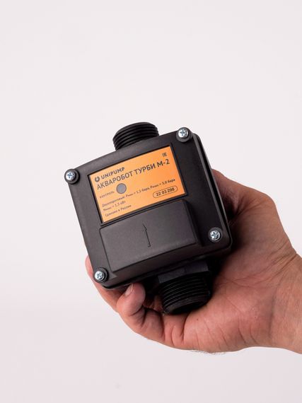 Реле давления+протока UNIPUMP АКВАРОБОТ ТУРБИ М2 1,5-3 бар, 1,5 кВт 1&quot; 23256